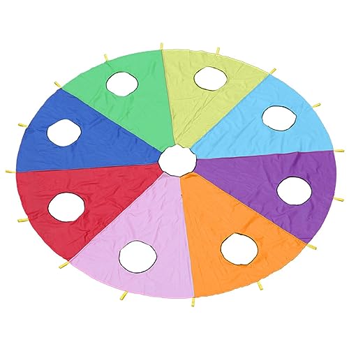 HELEVIA Spielen Fallschirm-Maulwurf-Spielspielzeug, 9 Löcher, Aufblasbarer Stock, Kooperatives Spielen Outdoor-Spielplatzaktivitäten HELEVIA Spielen Fallschirm-Maulwurf-Spielspielzeug, 9 Löcher, Aufblasbarer Stock, Kooperatives Spielen Outdoor-Spielplatzaktivitäten von HELEVIA