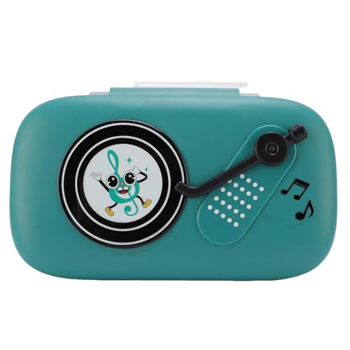 HELEVIA Stressablösende Rhythmus-Button-Spielmaschine, Elektronische Musik Rhythmus-Puzzle-Spiel, Spannungslinderrhythmus Schnellschubmaschine, für Kinder, für Kinder (Dunkelgrün) von HELEVIA