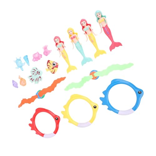 HELEVIA Tauchpool -Spielzeugset für Kinder, Schwimmbadunterwasserspiel Spielzeug Farbenfrohe Fischringe und Accessoires, Bringen Sie den Kindern Unterschiedliche Wasserspaß HELEVIA Tauchpool -Spielzeugset für Kinder, Schwimmbadunterwasserspiel Spielzeug Farbenfrohe Fischringe und Accessoires, Bringen Sie den Kindern Unterschiedliche Wasserspaß von HELEVIA