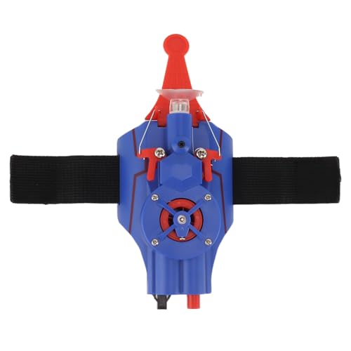 HELEVIA Web -String -Launcher -Spielzeug, Wiederaufladbare Hand -Augenkoordination Automatischer Web String -Launcher, Filmstars -Armbandspielzeug für Kinder (Blau) von HELEVIA