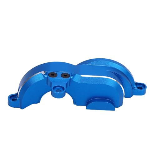HELEVIA Zahnradabdeckungsersatz für 4-tec-Drift 1/10 RC-Auto Aluminiumlegierung Getriebeschutzgehäuse (Blau) von HELEVIA