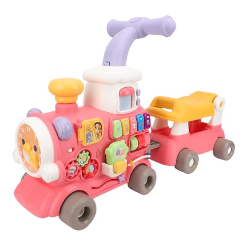 HELEVIA Zugform Baby Walker Multifunktions Lustiges Spray Lernspielzeug für Baby, Kleinkind Early Education mit Musik und Lichtern für Baby Push Walker HELEVIA Zugform Baby Walker Multifunktions Lustiges Spray Lernspielzeug für Baby, Kleinkind Early Education mit Musik und Lichtern für Baby Push Walker von HELEVIA