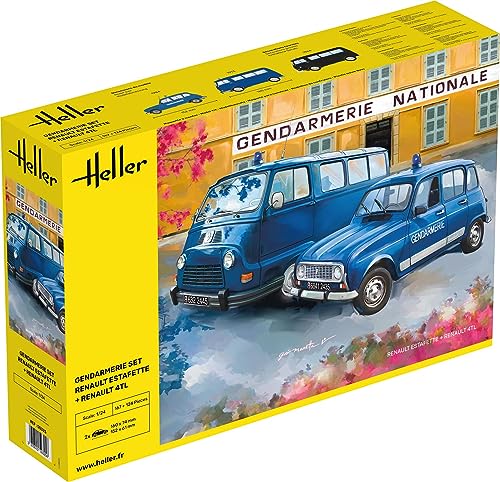 HELLER JOUSTRA Modellfahrzeuge der Gendarmerie: Set Estafette und 4Tl HELLER JOUSTRA Modellfahrzeuge der Gendarmerie: Set Estafette und 4Tl von HELLER JOUSTRA