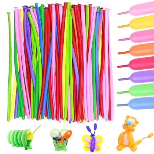 200 Stück Magic Modellierballons Lange Bunte Ballons Modeling Balloons Long Magic Modellier Luftballon Modellierung Ballons Für Veranstaltungen Dekoration/Partys/Hochzeiten von HELOVGE