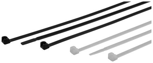 Helukabel 907030-1000 T-SKU 4-76 Kabelbinder mit Stahlzunge 290mm 4.5mm Schwarz mit Metallzunge 1000 von HELUKABEL