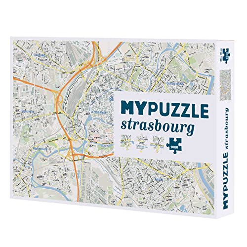 Mypuzzle Strasbourg: 1000 Pieces von HELVETIQ JEUX