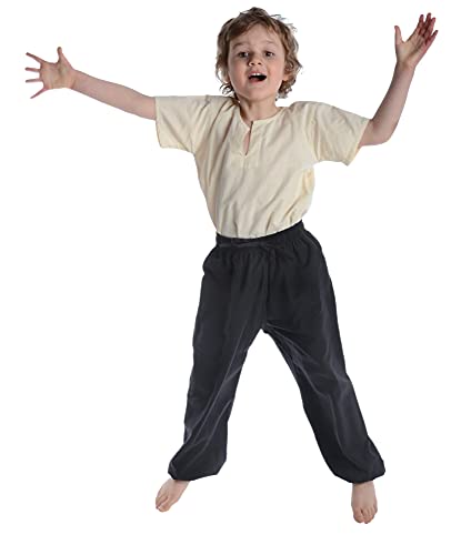 HEMAD Mittelalter-Hose Kinder-Schnürhose Piraten-Hosen Ritterhose Piratenhose schwarz XXL/XXXL HEMAD Mittelalter-Hose Kinder-Schnürhose Piraten-Hosen Ritterhose Piratenhose schwarz XXL/XXXL von HEMAD