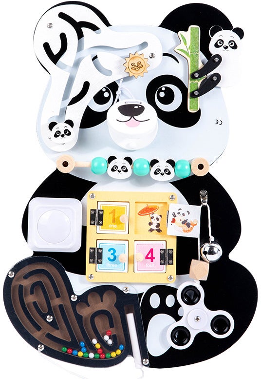 HEMMINGSEN Kids Mini Aktivitätsbrett Panda, Babyspielzeug von HEMMINGSEN Kids