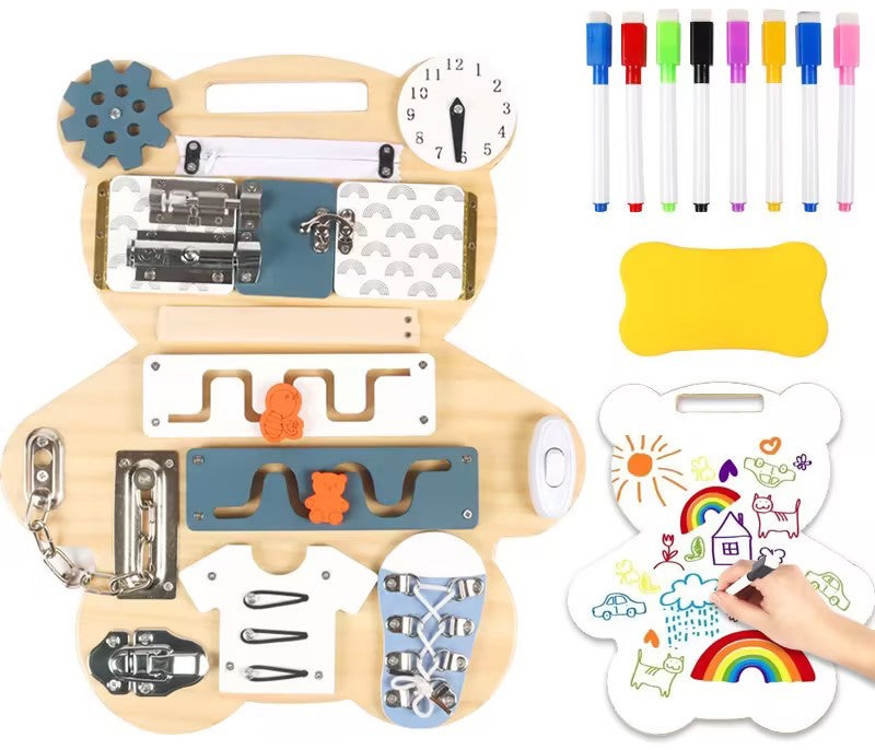 HEMMINGSEN Kids Mini Aktivitätsbrett mit Schreibwand, Babyspielzeug HEMMINGSEN Kids Mini Aktivitätsbrett mit Schreibwand, Babyspielzeug von HEMMINGSEN Kids