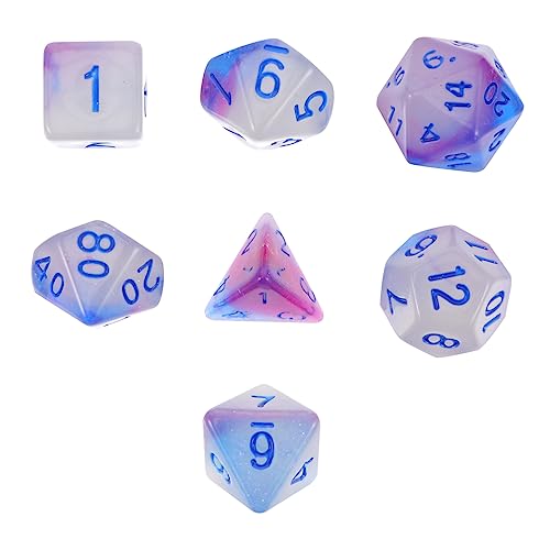 1 Satz 7 STK Leuchtende Würfel Zahlenwürfel aus Acryl trpg Spielwürfel polyedrische Würfel mehrseitige Würfel interessanter Zahlenwürfel Spiel Würfel Acryl-Spielwürfel Würfeln HEMOTON 1 Satz 7 STK Leuchtende Würfel Zahlenwürfel aus Acryl trpg Spielwürfel polyedrische Würfel mehrseitige Würfel interessanter Zahlenwürfel Spiel Würfel Acryl-Spielwürfel Würfeln HEMOTON von HEMOTON