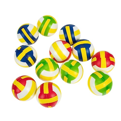 HEMOTON 12Stücke Volleyball Stressbälle PU Dekompressionsspielzeug für Erwachsene Tragbar für Stressabbau und Spielspaß HEMOTON 12Stücke Volleyball Stressbälle PU Dekompressionsspielzeug für Erwachsene Tragbar für Stressabbau und Spielspaß von HEMOTON