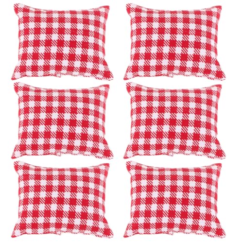 6 Stücke Puppenhaus Miniatur Kissen Möbel Zubehör Dekorative Kissen Modelle Spielzeug Mini Puppenhaus Dekore für 1/12 Puppenhaus Sofa Bett Zubehör 6 Stücke Puppenhaus Miniatur Kissen Möbel Zubehör Dekorative Kissen Modelle Spielzeug Mini Puppenhaus Dekore für 1/12 Puppenhaus Sofa Bett Zubehör von HEMOTON