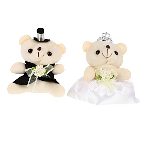 HEMOTON 1 Paar Bärenpuppe kuschelbären Wedding Decoration geburtstagsdeko geburtstagsmitgebsl wohnraumdeko Plüschtiere Kleinkinder Mädchen Valentinstag Puppe Hochzeit Puppe HEMOTON 1 Paar Bärenpuppe kuschelbären Wedding Decoration geburtstagsdeko geburtstagsmitgebsl wohnraumdeko Plüschtiere Kleinkinder Mädchen Valentinstag Puppe Hochzeit Puppe von HEMOTON