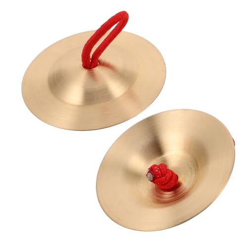 HEMOTON Fingerbecken-Set Kupfer-Miniatur-Percussion Für Partys Bauchtanz Und Rhythmusübungen von HEMOTON