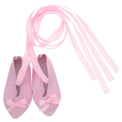 HEMOTON 1 Paar Puppen Balletschuhe für Puppen Elegantes Design aus PU Material Geeignet für American Girl für Rollenspiele und Verkleidungen HEMOTON 1 Paar Puppen Balletschuhe für Puppen Elegantes Design aus PU Material Geeignet für American Girl für Rollenspiele und Verkleidungen von HEMOTON