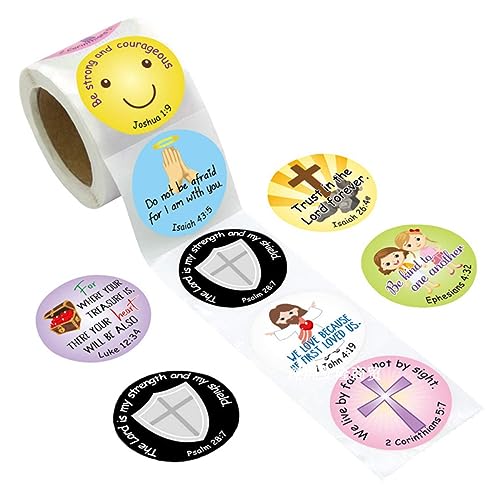 HEMOTON 1 Rolle Dekorative Aufkleber Cartoon Aufkleber Runde Aufkleber Kinderaufkleber Rundes Etikett Handgemachtes Etikett Verpackungsaufkleber Tiere Versiegelungsaufkleber Tieraufkleber von HEMOTON