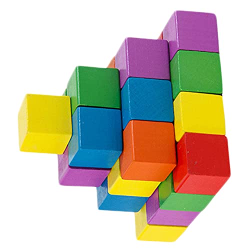 HEMOTON 50 Stück Quadratische Holzblöcke Für Kinder – Würfelbausteine ​​für Kinder Bastelwürfel Würfel Kleiner Holzwürfel Perfektes Mathe-lehrmittel von HEMOTON