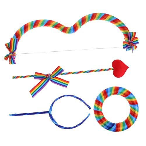 HEMOTON 1 Satz Amor Bogen und Cupid Costume stutzenhalter Valentine Engel-Amor-Outfit Amor Amor schäumt und Bogen Valentinstag-Party-Dekoration Plastik Colorful HEMOTON 1 Satz Amor Bogen und Cupid Costume stutzenhalter Valentine Engel-Amor-Outfit Amor Amor schäumt und Bogen Valentinstag-Party-Dekoration Plastik Colorful von HEMOTON