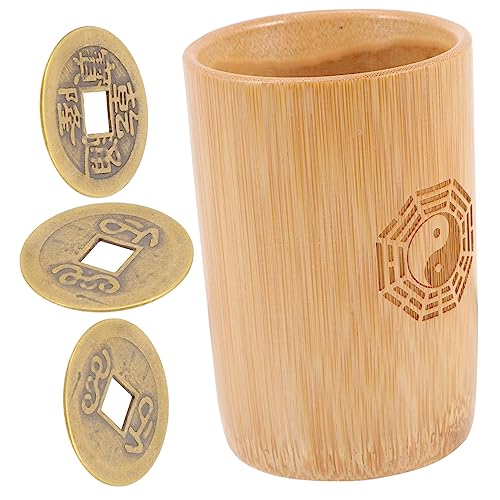 HEMOTON 1satz Divination Game Chinesischer Stil Mit Kupfermünzen Für Wahrsagerei Und Feng Shui Traditionelles Orakel-Werkzeug Für Glück Und Meditation HEMOTON 1satz Divination Game Chinesischer Stil Mit Kupfermünzen Für Wahrsagerei Und Feng Shui Traditionelles Orakel-Werkzeug Für Glück Und Meditation von HEMOTON