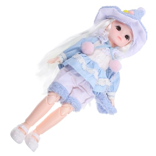 HEMOTON 1 Satz Bjd-gelenkpuppe Puppenkleidung Babys Puppen Babypuppe Lebendige Puppe Mini-bjd-Puppe Süße Puppe Kunststoff Sky-Blue von HEMOTON