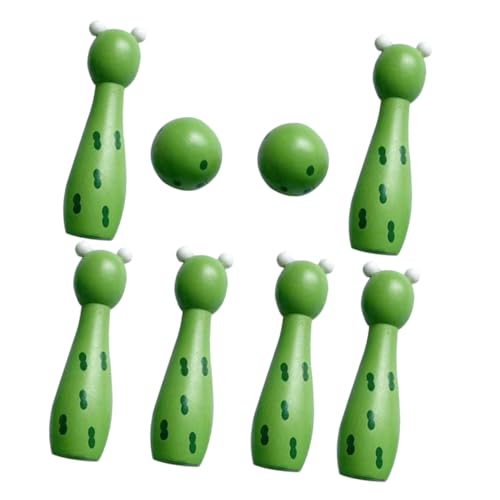 HEMOTON Bowling-Spielzeug Für Kleinkinder 8-teiliges Bowling-Set Aus Holz Bowling-Spiel Für Jungen Und Mädchen Indoor-Spielzeug Für Jungen Und Mädchen HEMOTON Bowling-Spielzeug Für Kleinkinder 8-teiliges Bowling-Set Aus Holz Bowling-Spiel Für Jungen Und Mädchen Indoor-Spielzeug Für Jungen Und Mädchen von HEMOTON