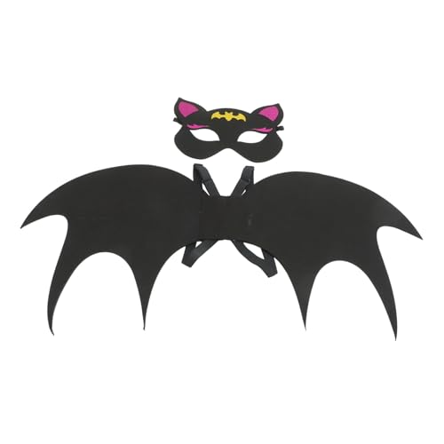 HEMOTON 1 Satz Cosplay Fledermausmaske Aufkleber Halloween Masken Hallowen Masks verkleidung kinderbekleidung Fledermausmaske für Cosplay Fledermausmaske für Filzstoff Black von HEMOTON