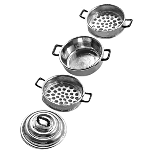 HEMOTON 1 Satz Dampfer-Modell Küche Miniherde Ornamente Mini-kochgeschirr Kindersimulationstöpfe Dekorative Miniaturtöpfe Mini-kochgeschirr Pädagogische Töpfe Silver Legierung HEMOTON 1 Satz Dampfer-Modell Küche Miniherde Ornamente Mini-kochgeschirr Kindersimulationstöpfe Dekorative Miniaturtöpfe Mini-kochgeschirr Pädagogische Töpfe Silver Legierung von HEMOTON