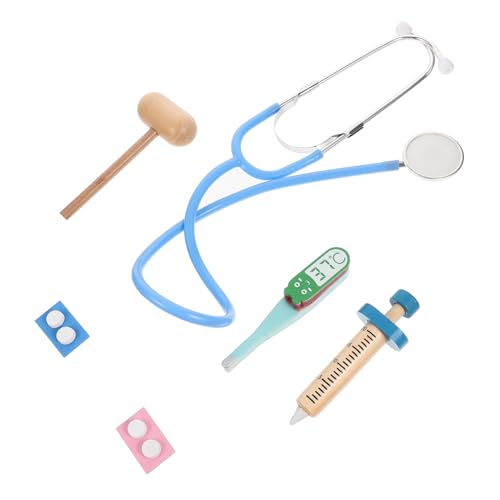 HEMOTON 1 Satz Doktorkoffer Spielset für Realistisches Arztspielzeug mit Thermometer und Mehr für Mädchen und Jungen für Rollenspiele und Kreative von HEMOTON