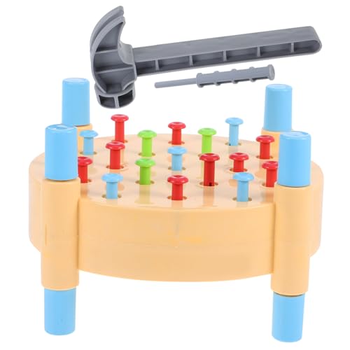 HEMOTON 1 Satz Farbenfrohes Pounding Spiel für Hand Augen Koordination und Frühes Lernen Interaktives Spiel für Eltern Junge Mädchen Interaktion von HEMOTON