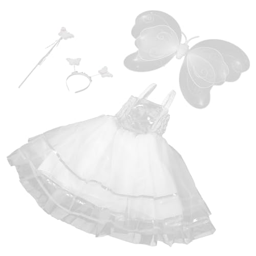 HEMOTON Süßes Engel-Outfit-Set Für Kinder Performance-kostüm Für Jungen Und Mädchen Party Bühne Engel-kostüm Requisiten von HEMOTON