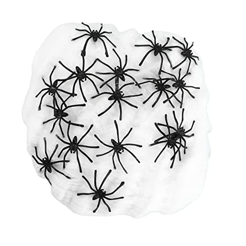 HEMOTON 1 Satz Halloween-Dekoration Netz Vogelscheuche Kinderhalloween Zubehör Halloween Scherzartikel Halloween Dekoration Halloween-Requisiten Halloween-Spinnen-Requisiten Plastik Black HEMOTON 1 Satz Halloween-Dekoration Netz Vogelscheuche Kinderhalloween Zubehör Halloween Scherzartikel Halloween Dekoration Halloween-Requisiten Halloween-Spinnen-Requisiten Plastik Black von HEMOTON