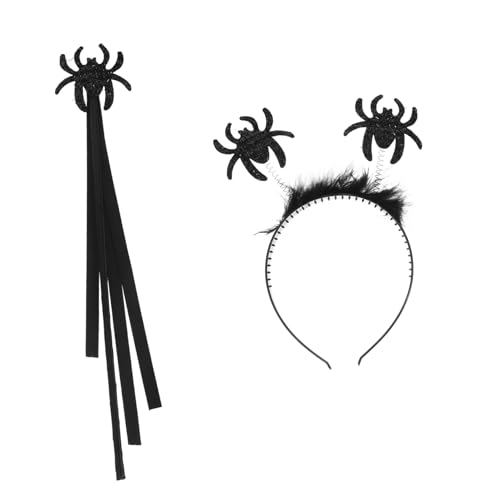 HEMOTON 1 Satz Halloween Zauberstab Party Stirnbänder Vermögen Burleske halloween dekoration halloween foto requisiten Cosplay-Kopfschmuck-Requisite Halloween-Haarband Filz Black von HEMOTON