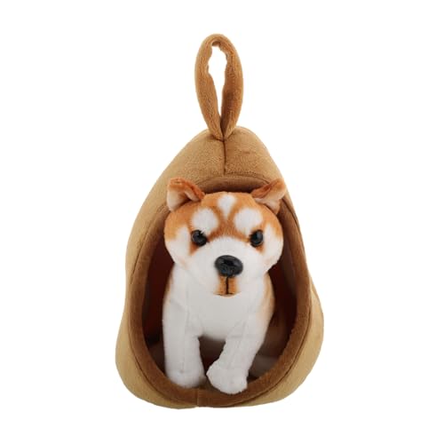 HEMOTON Niedliches Plüschwelpen-stofftier – Realistisches Akita-hundespielzeug Sicherer Spielkamerad Für Kleinkinder HEMOTON Niedliches Plüschwelpen-stofftier – Realistisches Akita-hundespielzeug Sicherer Spielkamerad Für Kleinkinder von HEMOTON