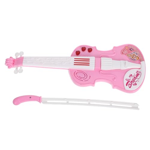 HEMOTON 1 Satz Interaktive Violine mit Licht und Toneffekten Musikinstrument für Junge Mädchen und Kleinkinder Frühe Musikbildungsspielzeug von HEMOTON