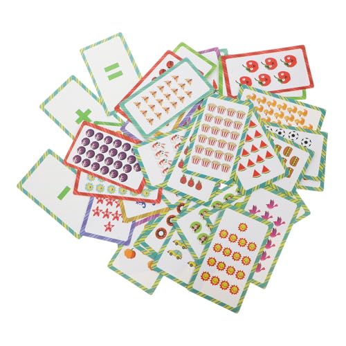 HEMOTON 1 Satz Karteikarten Zur Früherziehung Haushaltsspielzeug Für Kognitives Kinderspielzeug Zahlenkarte Bildungskarten Tragbare Lernkarten Cartoon-lernkarten Spielkarten Papier HEMOTON 1 Satz Karteikarten Zur Früherziehung Haushaltsspielzeug Für Kognitives Kinderspielzeug Zahlenkarte Bildungskarten Tragbare Lernkarten Cartoon-lernkarten Spielkarten Papier von HEMOTON