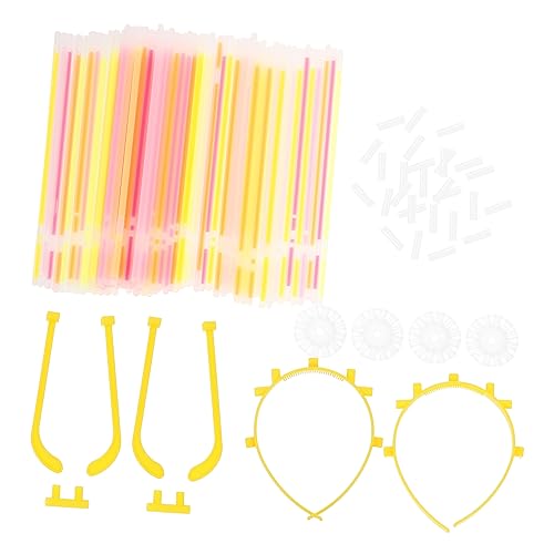 HEMOTON 1 Satz Leuchtendes Armband Camping-leuchtstab Blinkende Stöcke Leuchtstäbe Masse Led-sticks Party Leuchtendes Party Fließende Requisiten Dunkle Partyartikel Plastik von HEMOTON