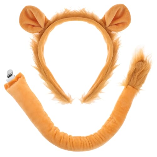 HEMOTON Niedliches Löwen-tierkostüm-Set - Und Ohren-Set Cosplay-Requisite Für Halloween-bühnenauftritte von HEMOTON