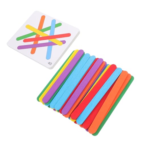 HEMOTON 1 Satz Logik - Stick Geburtstagsgeschenk holzspielzeug kinderspielzeug Bausatz Jungs - Vorschulklassen müssen haben Mathe - Spiele für im Alter von 6 – 8 Jahren Papier HEMOTON 1 Satz Logik - Stick Geburtstagsgeschenk holzspielzeug kinderspielzeug Bausatz Jungs - Vorschulklassen müssen haben Mathe - Spiele für im Alter von 6 – 8 Jahren Papier von HEMOTON