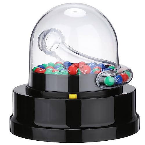 HEMOTON 1 Satz Lotterieautomat Elektronisches Tragbares Spiel Gumball Daubers Kartenkäfigspiel Mit Bällen Zufalls Bingo Automat Mini Verkaufsautomaten Bingo Zahlenspiel Spiele Schwarze von HEMOTON