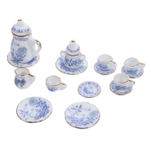 HEMOTON Miniatur-teeservice Für Puppenhäuser Porzellan-teekannen-Set Bausatz Für Hauszubehör Jungen Und Mädchen Fantasievolles Spielen HEMOTON Miniatur-teeservice Für Puppenhäuser Porzellan-teekannen-Set Bausatz Für Hauszubehör Jungen Und Mädchen Fantasievolles Spielen von HEMOTON