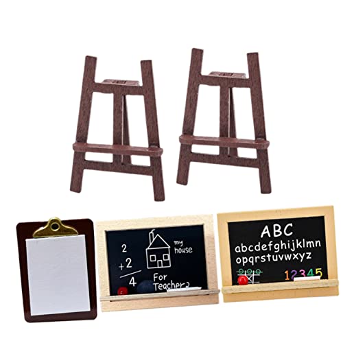 HEMOTON Holzhandwerk Miniatur-staffelei Für Mini- -Ornament Miniatur-puppenhaus-Spielzeug Künstlerisches Ornament HEMOTON Holzhandwerk Miniatur-staffelei Für Mini- -Ornament Miniatur-puppenhaus-Spielzeug Künstlerisches Ornament von HEMOTON