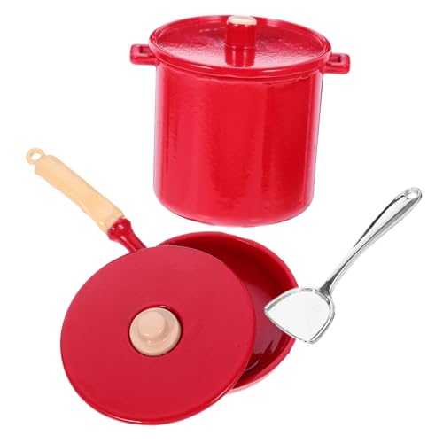 HEMOTON 1 Satz Mini-simulationsmodell Miniatur-kochtöpfe Mini-kocher Mini-kochgeschirr 1/12 Mini-töpfe Und Pfannen Puppenhauspfannen Puppenhausherde Miniatur- Mini-Topf Eisen Rot HEMOTON 1 Satz Mini-simulationsmodell Miniatur-kochtöpfe Mini-kocher Mini-kochgeschirr 1/12 Mini-töpfe Und Pfannen Puppenhauspfannen Puppenhausherde Miniatur- Mini-Topf Eisen Rot von HEMOTON