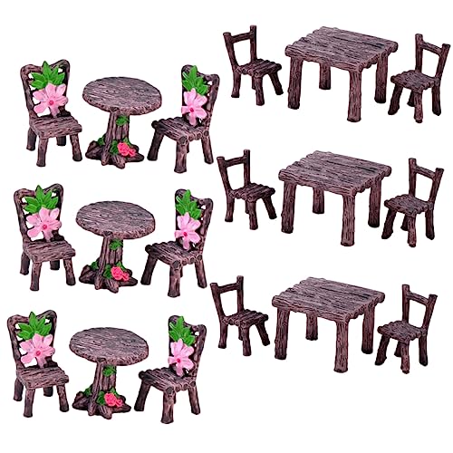 HEMOTON 1 Satz Miniaturmöbel Teiliges DIY Zubehör Für Miniaturgarten Und Stühle Holzoptik Puppenhaus Dekoration 18 Stück HEMOTON 1 Satz Miniaturmöbel Teiliges DIY Zubehör Für Miniaturgarten Und Stühle Holzoptik Puppenhaus Dekoration 18 Stück von HEMOTON