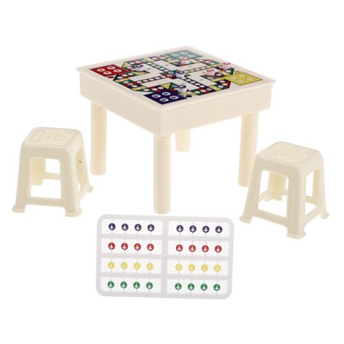 HEMOTON 1 Satz Miniaturschach Schreibtischstuhl Magnetisches Zeichenbrett Für Puppenhaus-miniaturbausatz Mini -lebensmittelspielzeug Fliegendes Schachbrettspiel Ludo Plastik HEMOTON 1 Satz Miniaturschach Schreibtischstuhl Magnetisches Zeichenbrett Für Puppenhaus-miniaturbausatz Mini -lebensmittelspielzeug Fliegendes Schachbrettspiel Ludo Plastik von HEMOTON