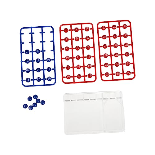 HEMOTON 1 Satz Partyspielzeug Bingo Pong bälle Tombola Ziehball Bingo Kugeln Party zubehör Bier nummerierter Pong-Ball Partyspielzubehör Glücklich Lotteriemaschine Ballmaschine einstellen von HEMOTON