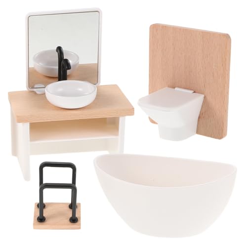 HEMOTON 1 Satz Puppenzimmer-Badezimmerdekorationen badewanne puppenhaus Badezimmer entzückende Abschlussbärenpuppen Puppenhauszubehör Figur Puppentoilette Puppenbadewanne hölzern HEMOTON 1 Satz Puppenzimmer-Badezimmerdekorationen badewanne puppenhaus Badezimmer entzückende Abschlussbärenpuppen Puppenhauszubehör Figur Puppentoilette Puppenbadewanne hölzern von HEMOTON