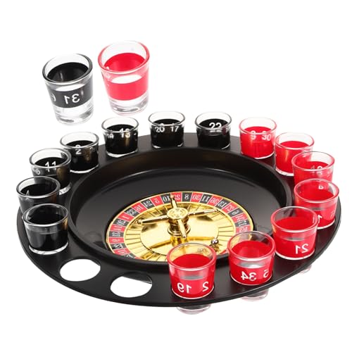 HEMOTON 1 Satz Roulette Trinkspiel Set Interaktives Partyspiel für Ktv Bars und Nachtclubs Trinkspiel Zubehör für Gesellige Abende HEMOTON 1 Satz Roulette Trinkspiel Set Interaktives Partyspiel für Ktv Bars und Nachtclubs Trinkspiel Zubehör für Gesellige Abende von HEMOTON