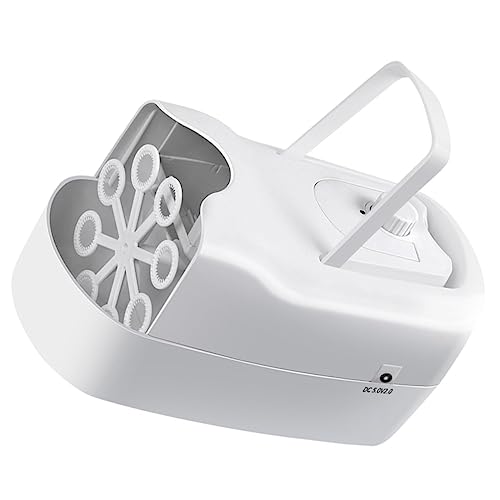 HEMOTON 1 Satz Seifenblasenmaschine für kinderspielzeug Geburtstagsgeschenk Play badespielzeug Seifenblasenmacher für elektrischer Seifenblasenhersteller Abs Weiß von HEMOTON