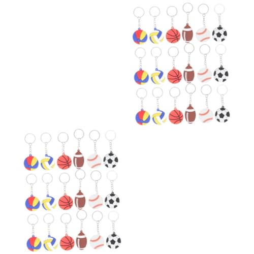 HEMOTON 1 Satz Teiliges Sport Schlüsselanhänger Kreative Fußball Basketball Volleyball Rugby Und Strandball Schlüsselanhänger Für Sport Mottopartys Und Langlebig Und Vielseitig 20 Stück HEMOTON 1 Satz Teiliges Sport Schlüsselanhänger Kreative Fußball Basketball Volleyball Rugby Und Strandball Schlüsselanhänger Für Sport Mottopartys Und Langlebig Und Vielseitig 20 Stück von HEMOTON