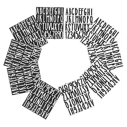 HEMOTON Vinyl-Alphabet-zahlenaufkleber - 2 Zoll - Dekorative Aufkleber Für Autowand von HEMOTON